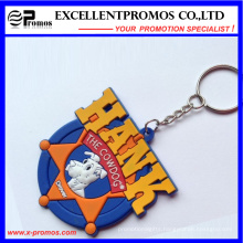 Promotion High Quality PVC Rubber 3D Custom Made Keychain (EP-K573021)